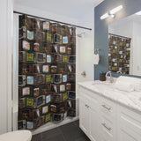 90s Timeless Television Shower Curtain