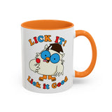Lick It! Lick it Good - Mr. Owl Funny Retro Mug