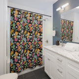 Kitschy Creatures Under the Sea Shower Curtain