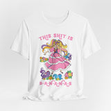 This Shit is Bananas Cute Retro Lady Lovely Locks T-Shirt