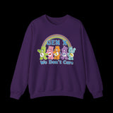 Retro 80s Gen X We Don't Care Bears Sweatshirt
