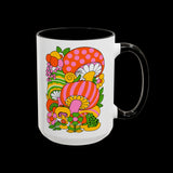 Retro 70s Mod Mushroom Mug