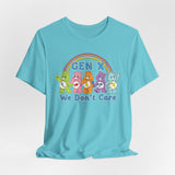 Retro 80s Gen X We Don't Care Bears T-Shirt