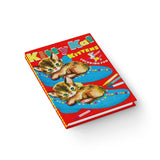 Cute Retro Kitty Cat Hardcover Notebook