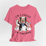 I'm a Creep, I'm a Weirdo Retro Rushton Rubber Face Skunk T-Shirt