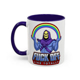 Fuck Off Like Totally Retro Skeletor Mug