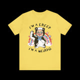 I'm a Creep, I'm a Weirdo Retro Rushton Rubber Face Skunk T-Shirt