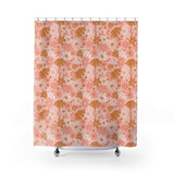 Groovy Girly Floral Shower Curtain