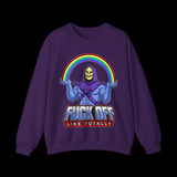 Fuck Off Like Totally Retro Skeletor Sweatshirt