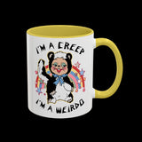 I'm a Creep, I'm a Weirdo Rushton Rubber Face Skunk Mug