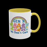 Retro 80s Gen X We Don't Care Bears Mug