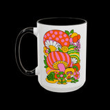 Retro 70s Mod Mushroom Mug