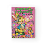 Cute Retro Bunny Hardcover Notebook