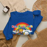 Gen X as Fuck Retro Rainbow Brite Sweatshirt