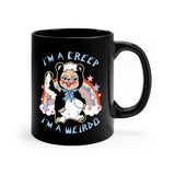 I'm a Creep, I'm a Weirdo Rushton Rubber Face Skunk Mug