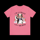 I'm a Creep, I'm a Weirdo Retro Rushton Rubber Face Skunk T-Shirt