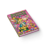 Cute Retro Bunny Hardcover Notebook