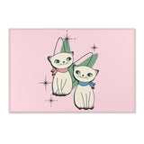 Retro Holt Howard Kitty Cats Kitchen Rug Floor Mat