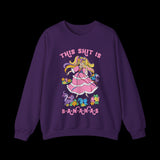 This Shit is Bananas Retro Lady Lovely Locks Sweatshirt