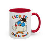 Lick It! Lick it Good - Mr. Owl Funny Retro Mug