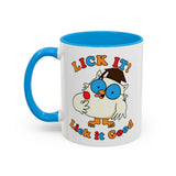 Lick It! Lick it Good - Mr. Owl Funny Retro Mug