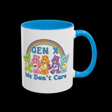 Retro 80s Gen X We Don't Care Bears Mug