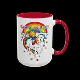 Gen X as Fuck Retro Rainbow Brite Mug