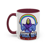 Fuck Off Like Totally Retro Skeletor Mug