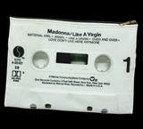 Madonna Cassette Tape Zipper Pouch