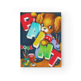 Cute Retro Paint Book Puppy Hardcover Notebook