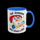 Call Someone Who Gives a Shit Funny Retro Mug