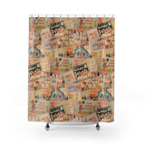 Fun Vintage Toys Shower Curtain