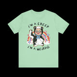 I'm a Creep, I'm a Weirdo Retro Rushton Rubber Face Skunk T-Shirt