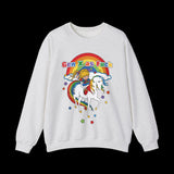 Gen X as Fuck Retro Rainbow Brite Sweatshirt