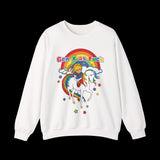 Gen X as Fuck Retro Rainbow Brite Sweatshirt
