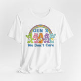Retro 80s Gen X We Don't Care Bears T-Shirt