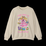This Shit is Bananas Retro Lady Lovely Locks Sweatshirt