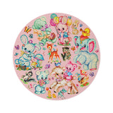 Cute Retro Vintage Kitschy Critters Rug