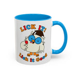 Lick It! Lick it Good - Mr. Owl Funny Retro Mug