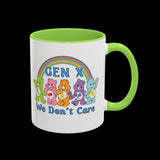 Retro 80s Gen X We Don't Care Bears Mug