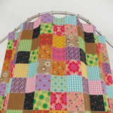 Kitschy Calico Quilt Shower Curtain