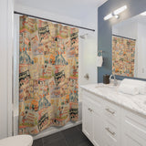 Fun Vintage Toys Shower Curtain