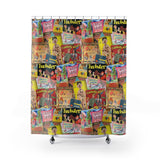 Fun Vintage Games Shower Curtain