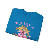 This Shit is Bananas Retro Lady Lovely Locks Sweatshirt