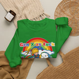 Gen X as Fuck Retro Rainbow Brite Sweatshirt