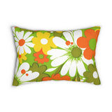 Retro Flower Power Pillow