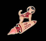 Laika the Dog Lapel Pin