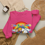 Gen X as Fuck Retro Rainbow Brite Sweatshirt