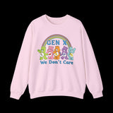 Retro 80s Gen X We Don't Care Bears Sweatshirt