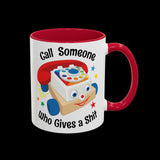 Call Someone Who Gives a Shit Funny Retro Mug